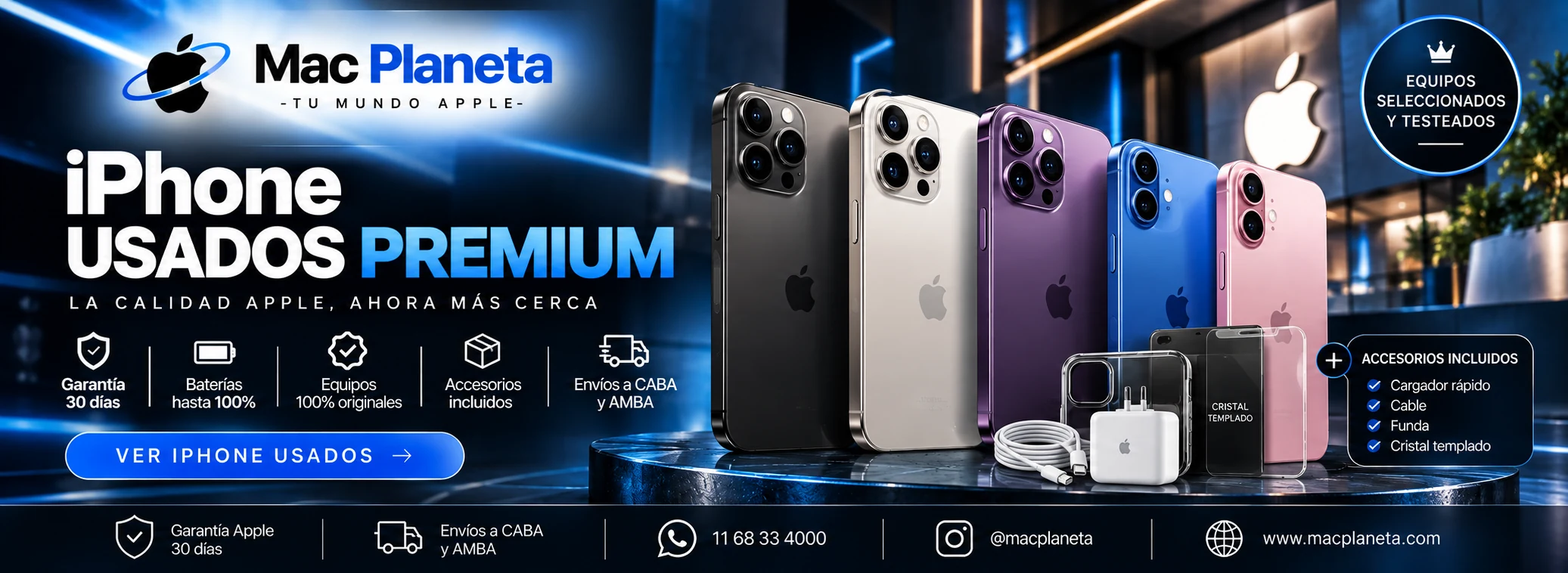 iPhone Usados Premium